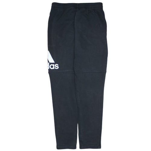 Adidas Boys Black 13-14 Years Jogger Sweatpants with Pockets