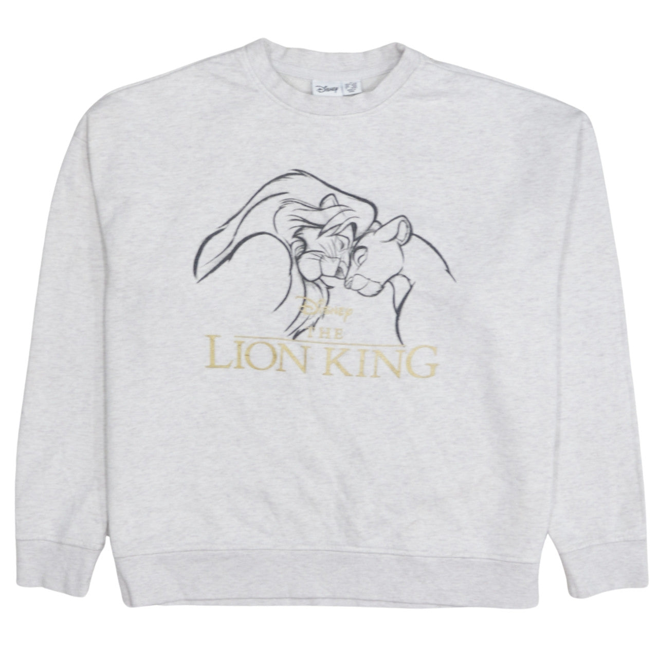 Disney Primark Women Grey Lion King Pullover Sweatshirt UK 12/14
