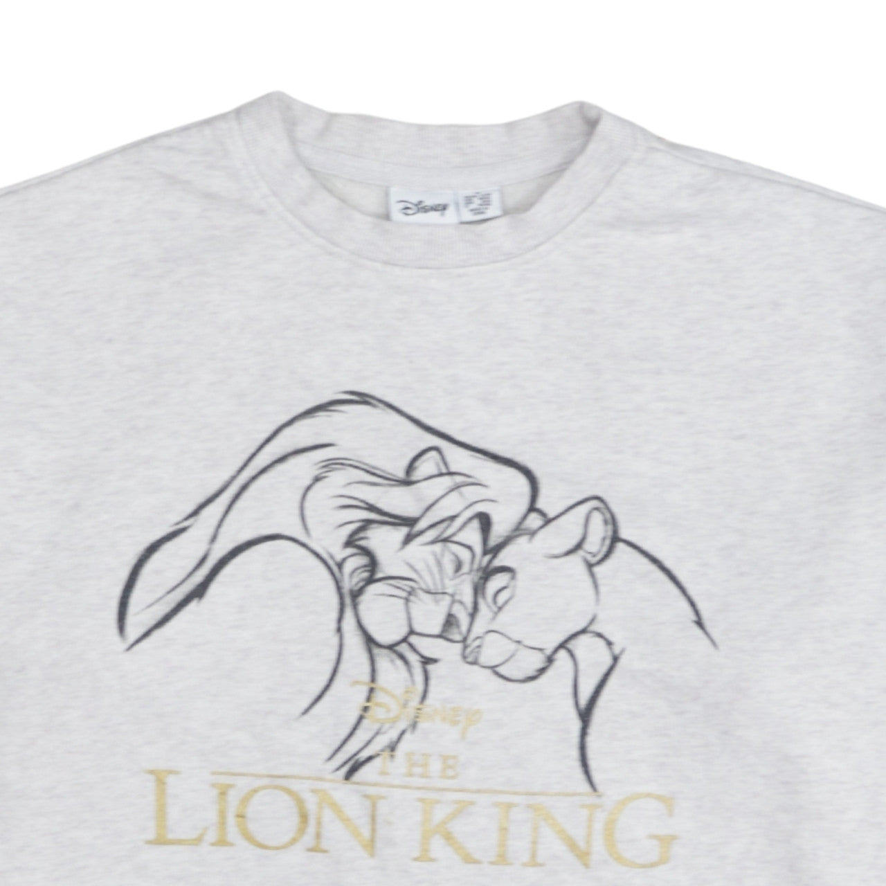 Disney Primark Women Grey Lion King Pullover Sweatshirt UK 12/14