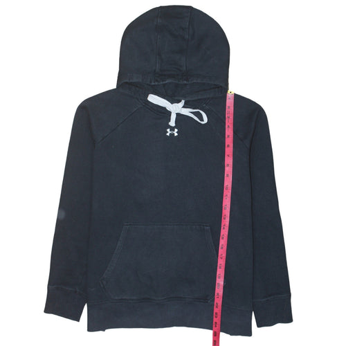 Under Armour Womens Black Large Pullover Hoodie with Kangaroo Pocket