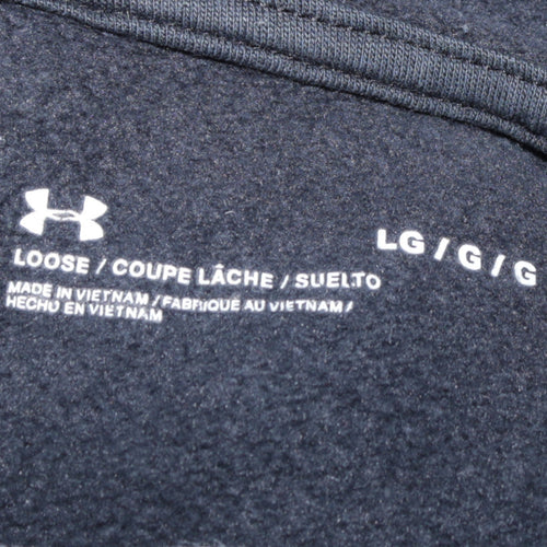 Under Armour Womens Black Large Pullover Hoodie with Kangaroo Pocket