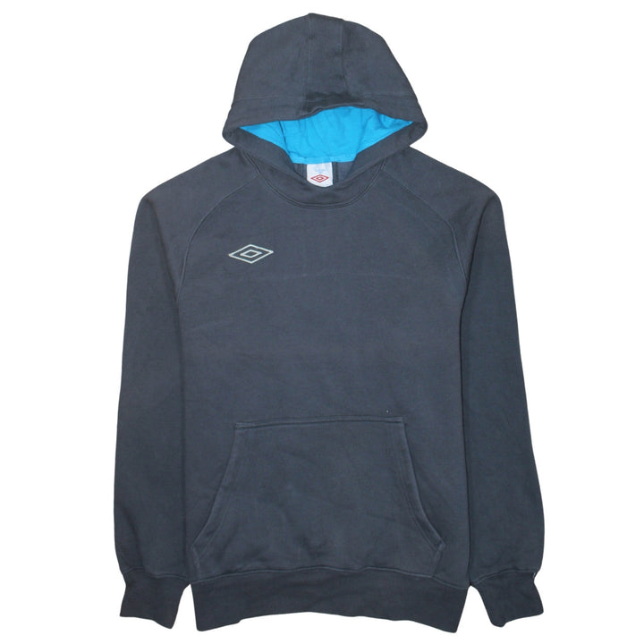 Umbro Men’s Blue Pullover Hoodie L Sports Fleece Sweatshirt