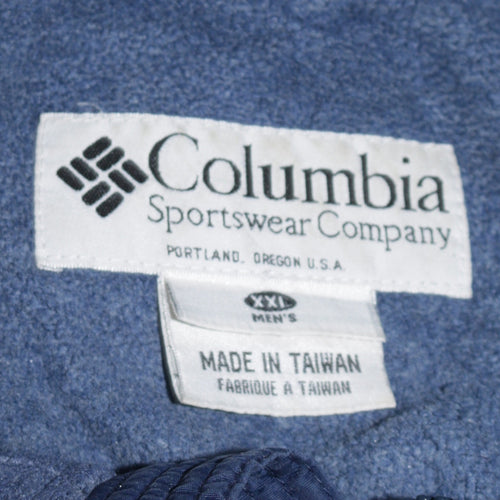 Columbia Men's Blue 2XL Windbreaker Jacket Waterproof Lined