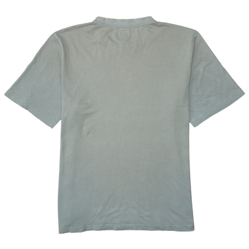 Adidas Men Grey Graphic Logo T-Shirt L Crew Neck Cotton