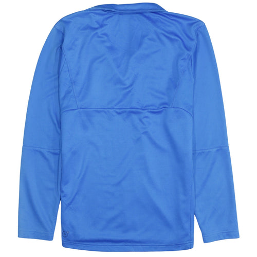 Puma Men's Blue 1/4 Zip Sports Pullover Sweatshirt Size S