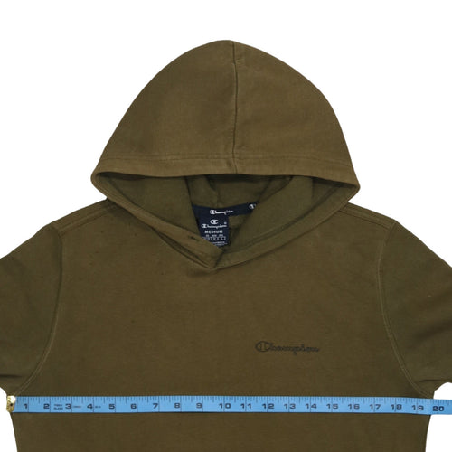 Champion Men's Green Pullover Hoodie Medium Regular Fit