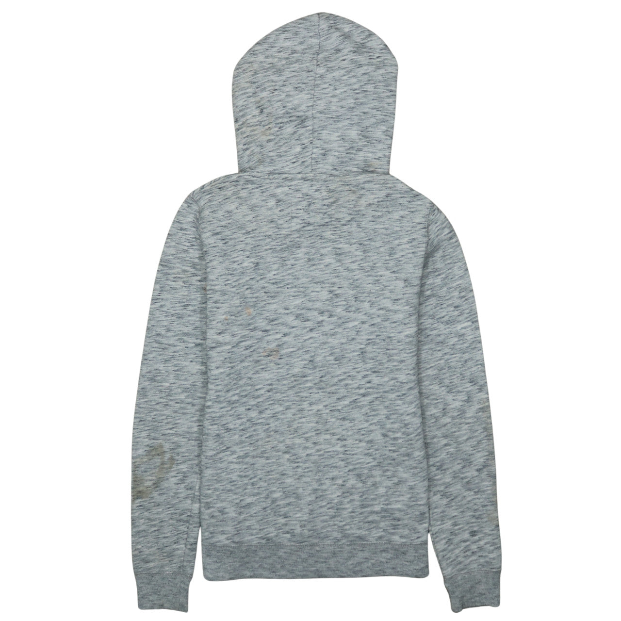 Hollister Women Grey Logo Pullover Hoodie XS