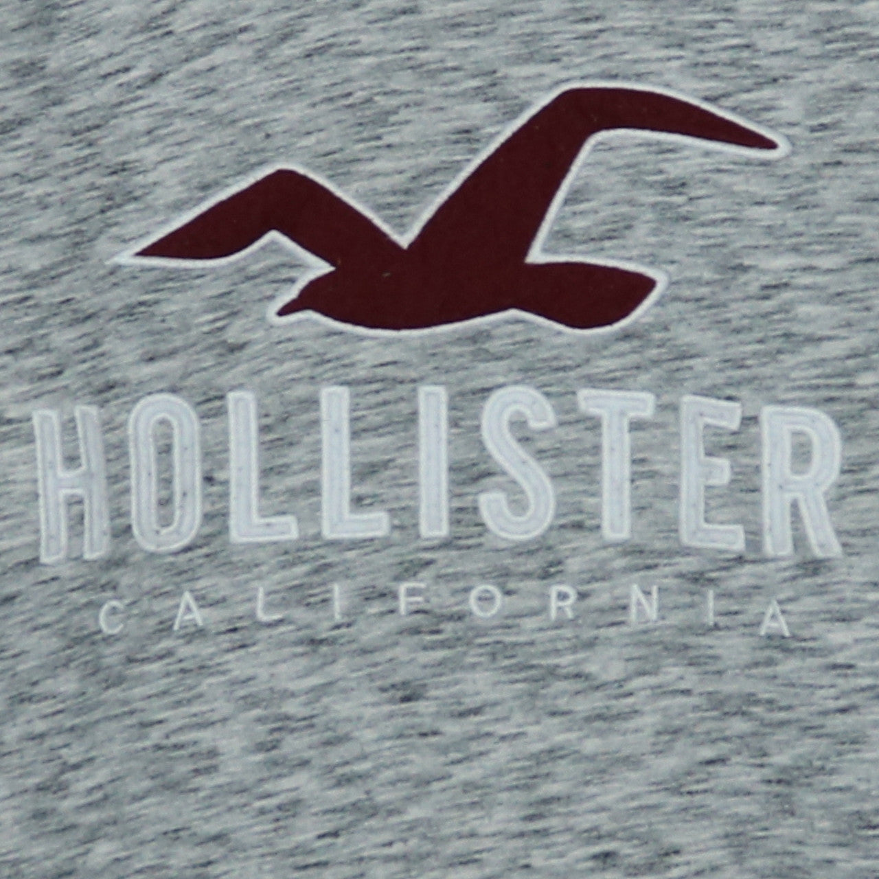 Hollister Women Grey Logo Pullover Hoodie XS