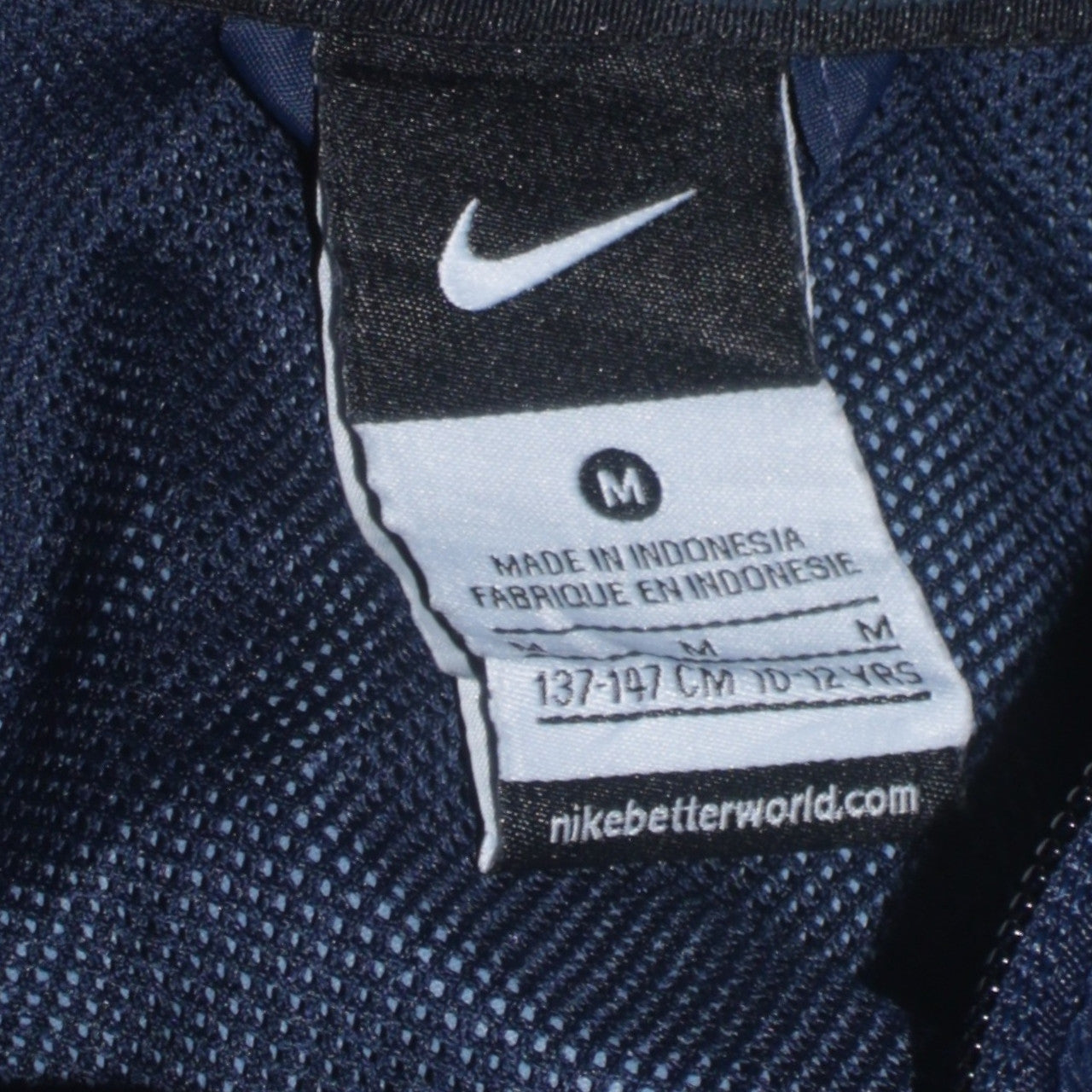 Nike Boys Blue 10-12 Years Track Jacket Lightweight Sports Zip Up