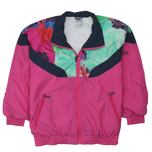 Puma Women's Multicoloured Retro 80s Track Jacket Size 14