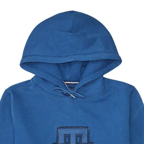 Tommy Hilfiger Men’s Blue Pullover Hoodie Size S Embroidered Logo