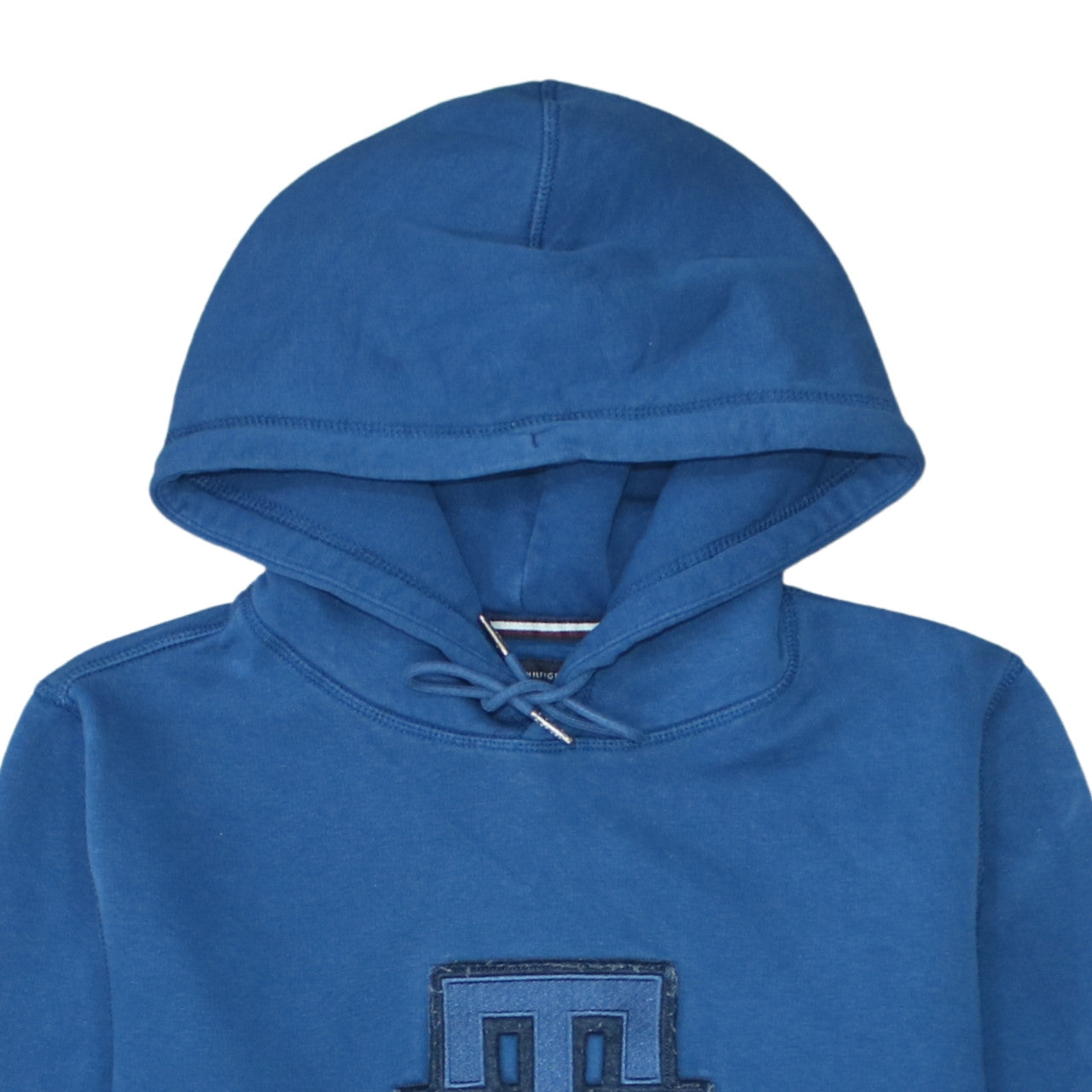 Tommy Hilfiger Men’s Blue Pullover Hoodie Size S Embroidered Logo
