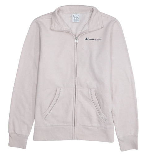 Champion Womens Ivory Full Zip Track Jacket Size M