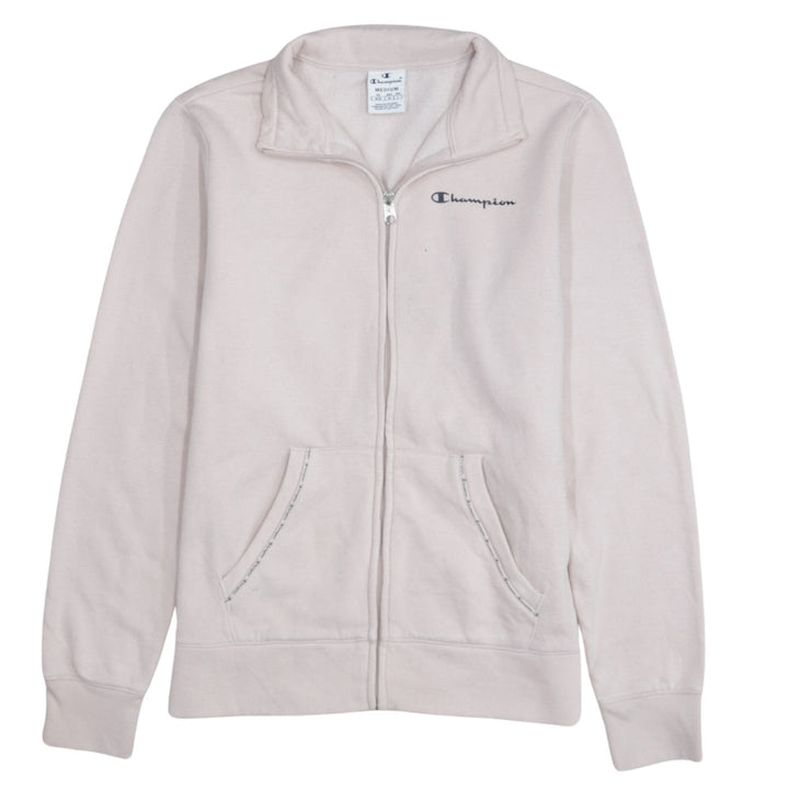 Champion Womens Ivory Full Zip Track Jacket Size M