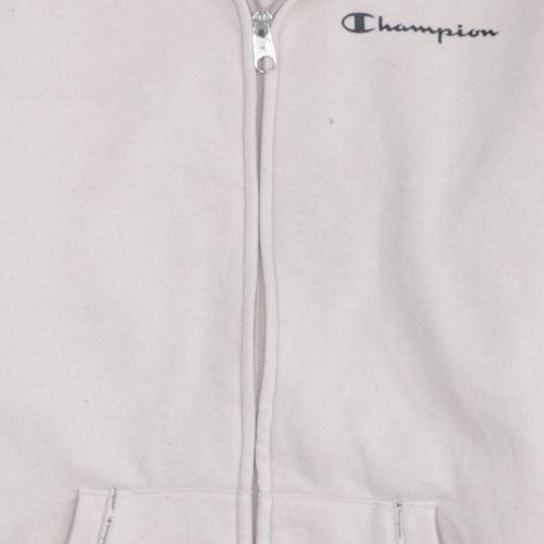 Champion Womens Ivory Full Zip Track Jacket Size M