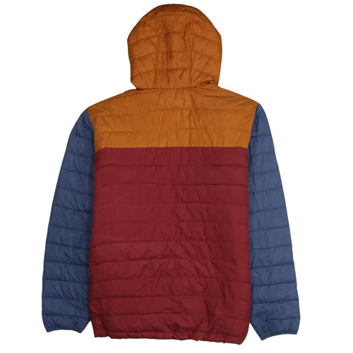Columbia Boys Multicoloured XL Puffer Jacket Hooded Lightweight Water Resistant