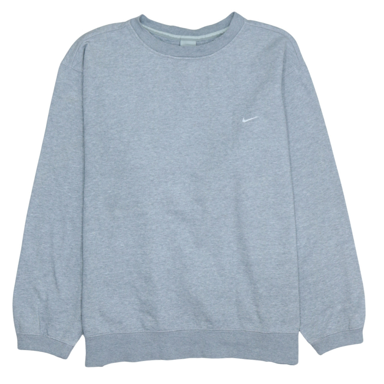 Nike Men’s Grey XL Pullover Sweatshirt Crew Neck Graphic Sports Top