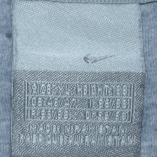 Nike Men’s Grey XL Pullover Sweatshirt Crew Neck Graphic Sports Top