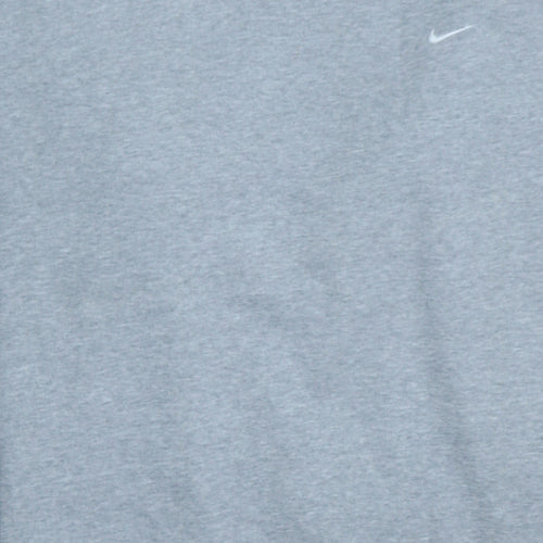 Nike Men’s Grey XL Pullover Sweatshirt Crew Neck Graphic Sports Top
