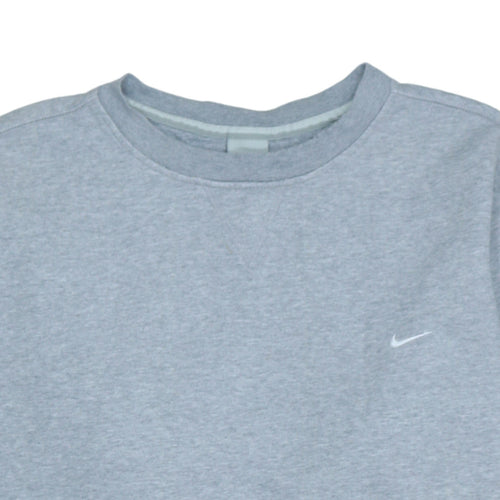 Nike Men’s Grey XL Pullover Sweatshirt Crew Neck Graphic Sports Top