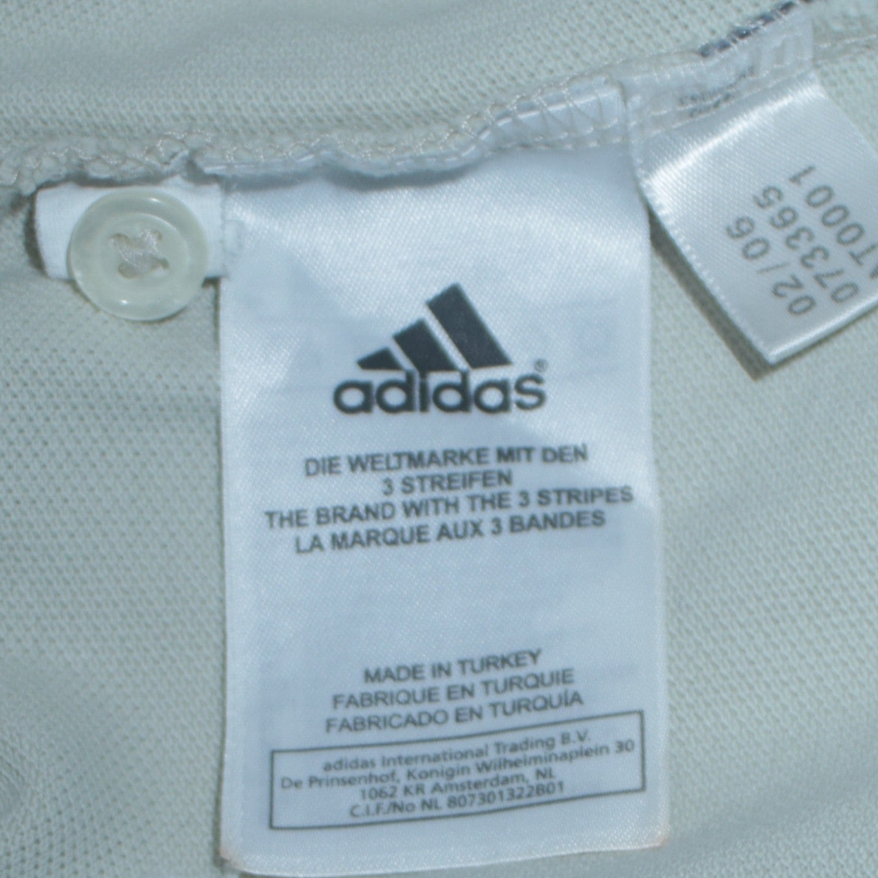Adidas Men's Beige XL Polo Shirt Short Sleeve Cotton Classic Fit