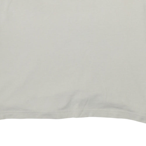 Adidas Men's Beige XL Polo Shirt Short Sleeve Cotton Classic Fit