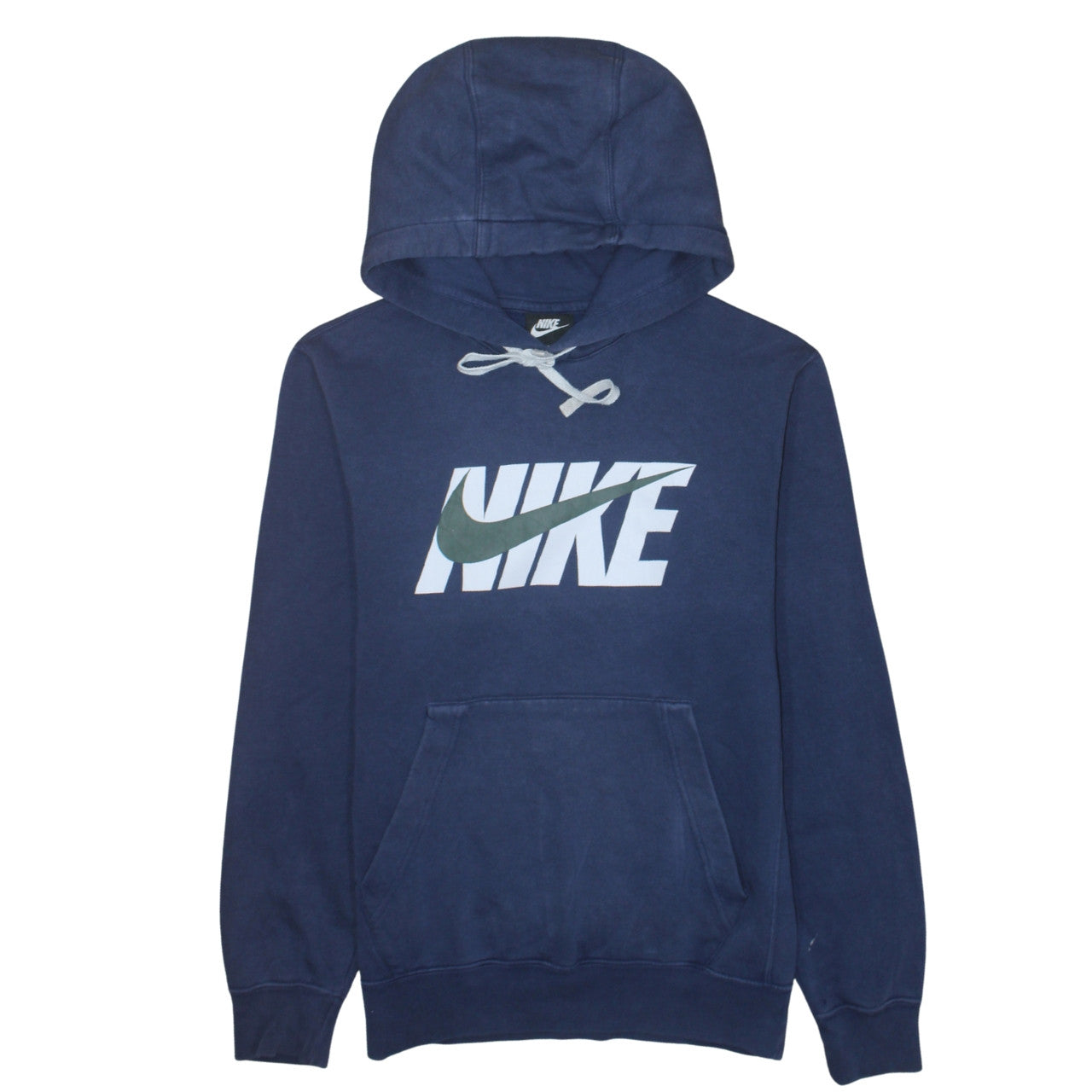 Nike Men's Blue XS Pullover Hoodie with Logo Graphic Print