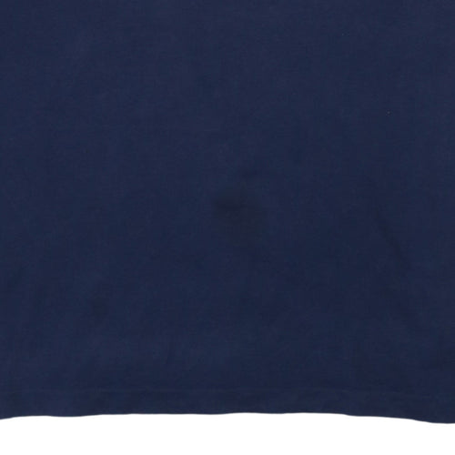 Ralph Lauren Men's Blue V-Neck Cotton Short Sleeve T-Shirt XS