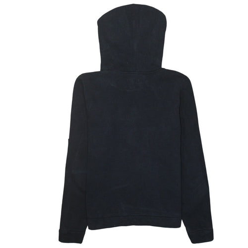 Calvin Klein Jeans Womens Black Pullover Hoodie Size M 100% Cotton