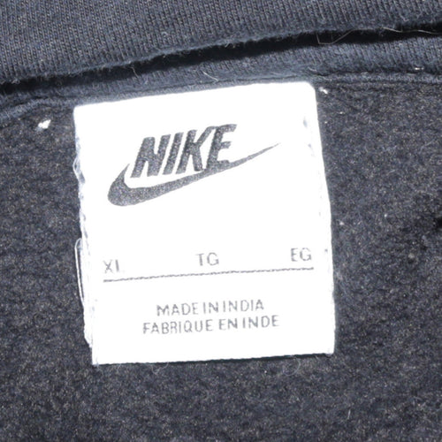 Nike Women's Black XL Pullover Hoodie Cotton Blend Casual