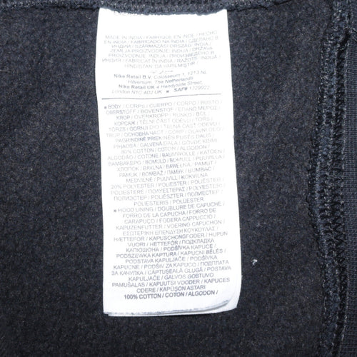 Nike Women's Black XL Pullover Hoodie Cotton Blend Casual