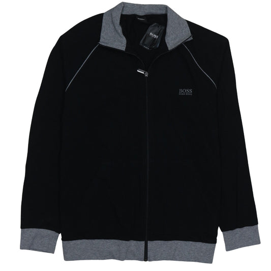 Hugo Boss Men's Black Track Jacket M Lightweight Full Zip