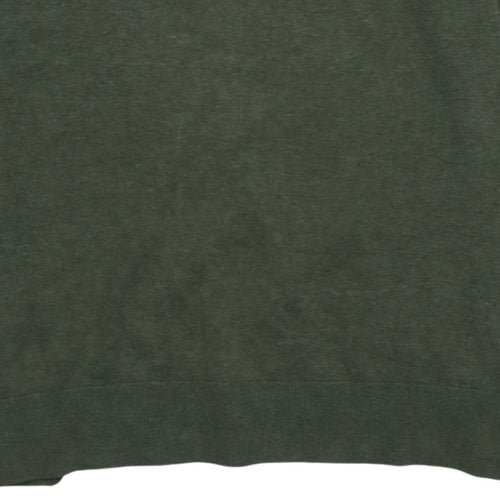 Tommy Hilfiger Men's Green XL Cotton Crew Neck Pullover Jumper
