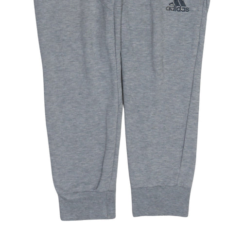 Adidas Men's Grey Regular Fit Sweatpants Size M