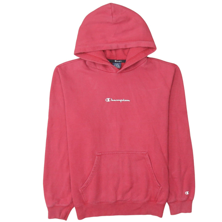 Champion Men's Red Pullover Hoodie Large Logo Sportswear