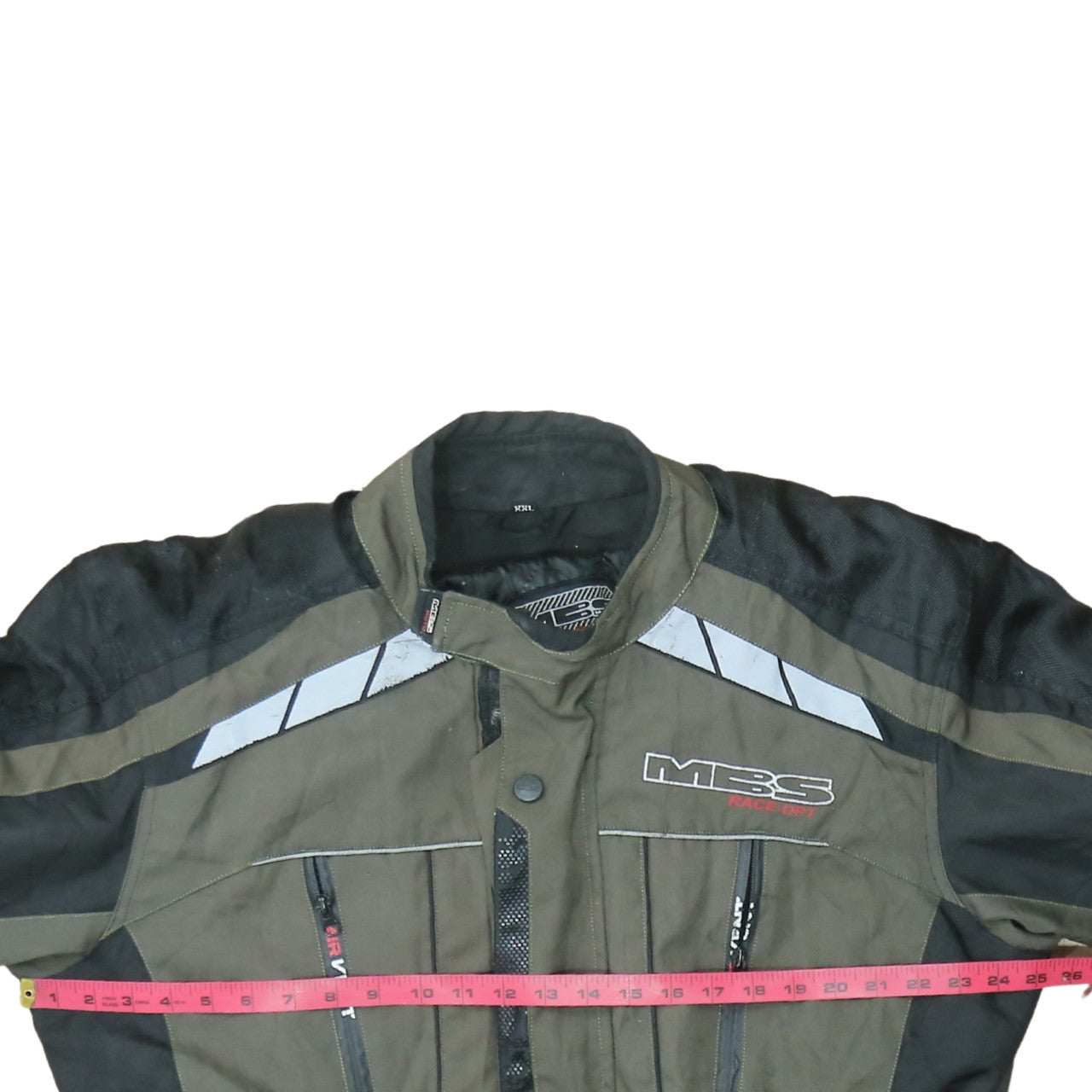 MBS Moto Men's Green 2XL Motorcycle Waterproof Jacket