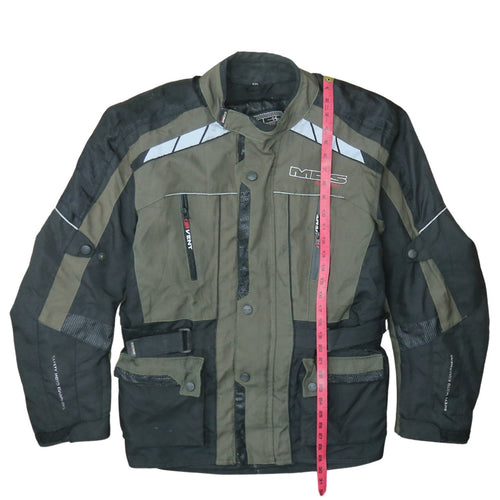 MBS Moto Men's Green 2XL Motorcycle Waterproof Jacket