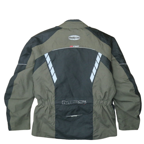 MBS Moto Men's Green 2XL Motorcycle Waterproof Jacket