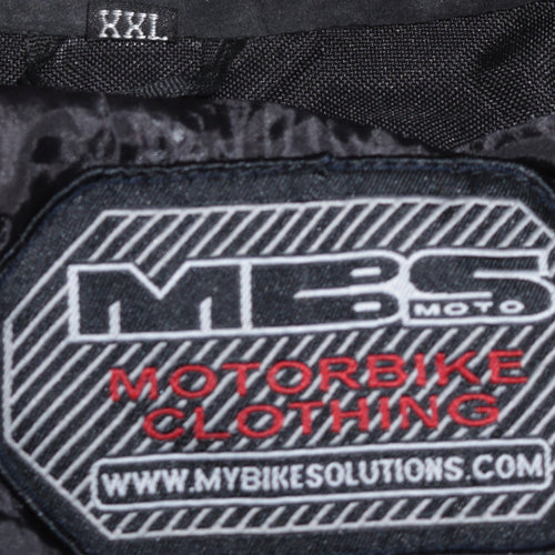 MBS Moto Men's Green 2XL Motorcycle Waterproof Jacket