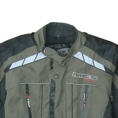 MBS Moto Men's Green 2XL Motorcycle Waterproof Jacket