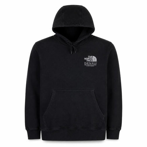 The North Face Men’s Black Pullover Hoodie M Embroidered Logo Denali Outdoor