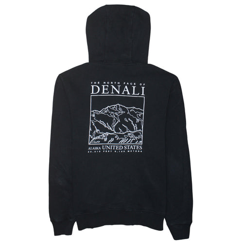 The North Face Men’s Black Pullover Hoodie M Embroidered Logo Denali Outdoor