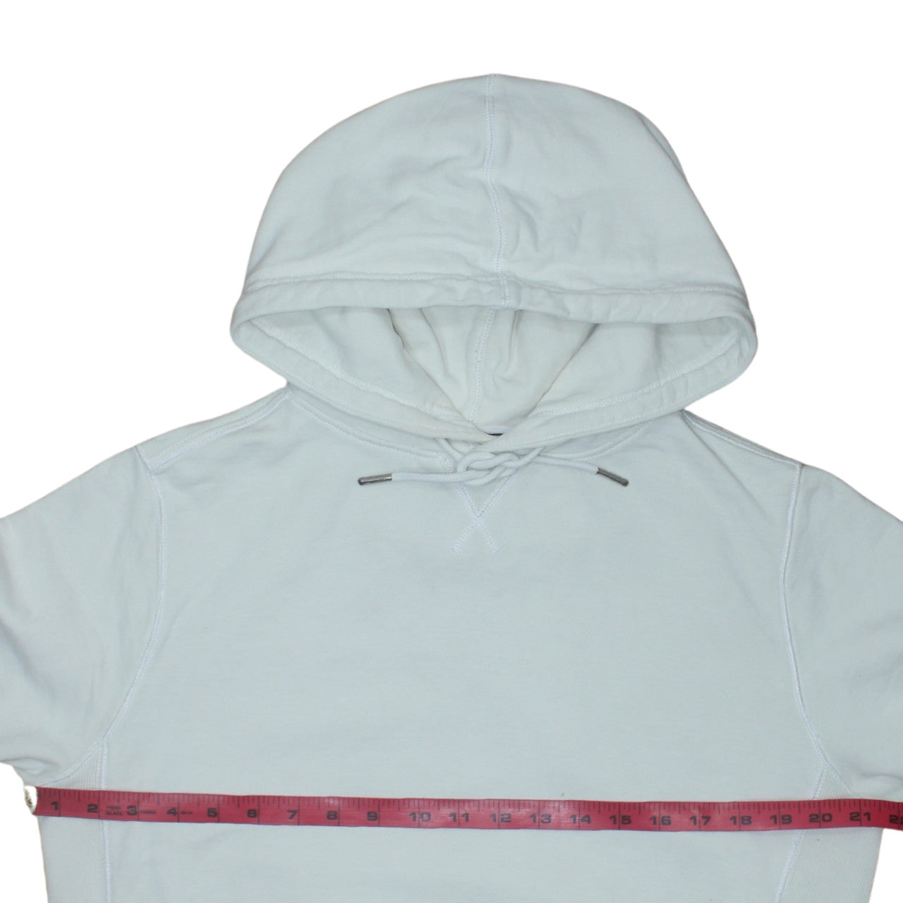 Calvin Klein Jeans Men's White Pullover Hoodie M Regular Fit