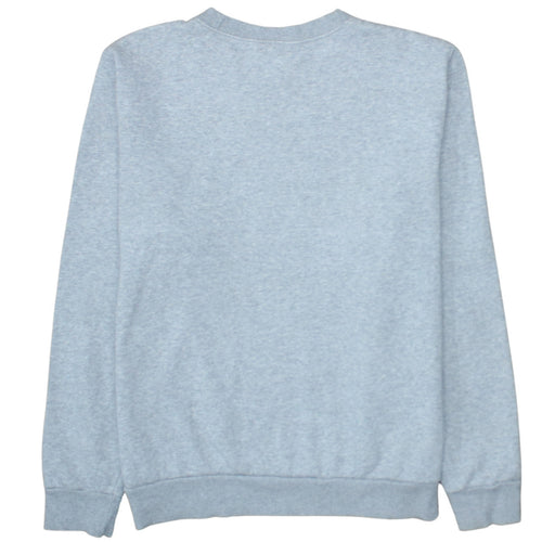 Reebok Womens Grey Crew Neck Pullover Sweatshirt L Casual Sportswear