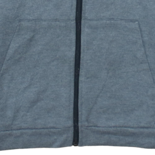 Nike Men's Grey Dri-Fit Full Zip Hoodie M Sportswear
