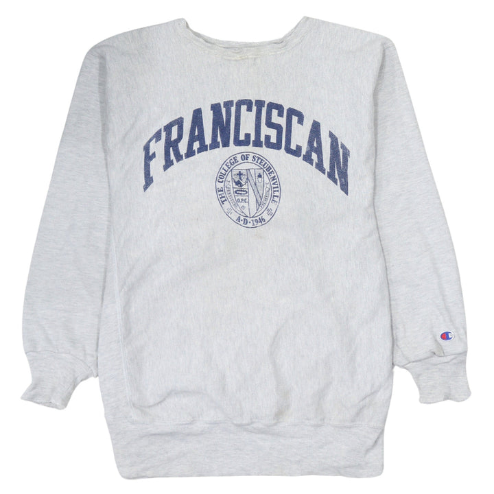 Champion Womens Grey Franciscan Reverse Weave Sweatshirt XL