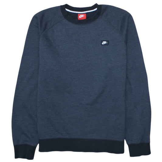 Nike Men's Blue Crew Neck Pullover Sweatshirt M