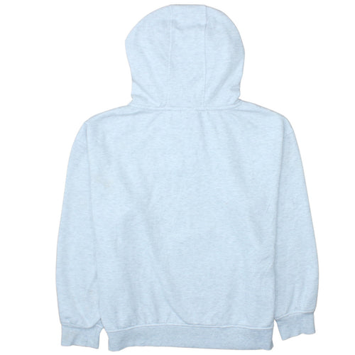 Disney Womens Light Grey Stitch Hoodie Size L Pullover Graphic Hooded Sweatshirt