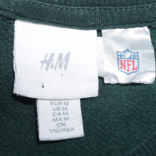 H&M Women’s Green Jacksonville Jaguars NFL Sweatshirt M Cotton Blend