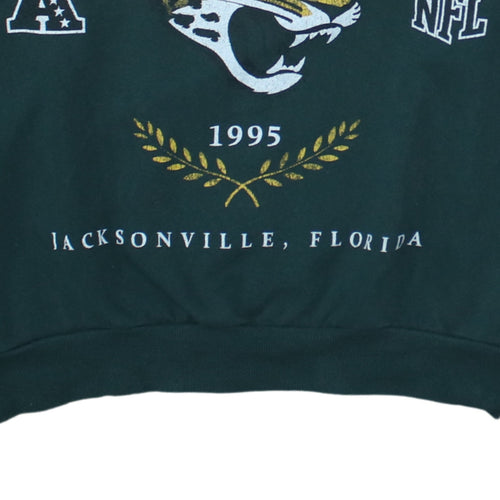 H&M Women’s Green Jacksonville Jaguars NFL Sweatshirt M Cotton Blend